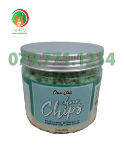 Socola chip xanh Bạc Hà Cacao Talk hũ 300g