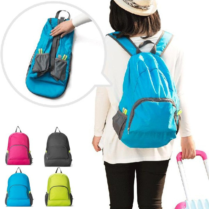 Balo du lịch gấp gọn đa năng, chống thấm nước size 42cm
