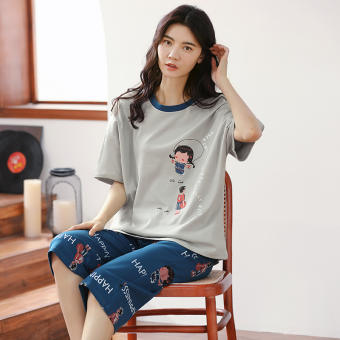 Đồ bộ thun lửng, đồ mặc nhà thun cotton hàng Quảng Châu