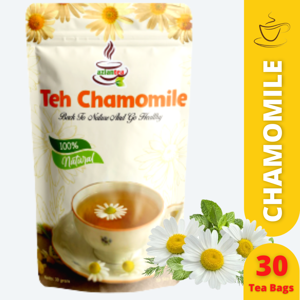 Chamomile Tea : Chamomile Flower Tea / Teh Bunga Camomile (30 Tea Bags)