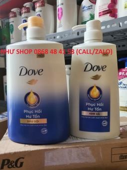 COMBO DẦU GỘI DOVE 880G + KEM XẢ DOVE 610G -DATE 2025
