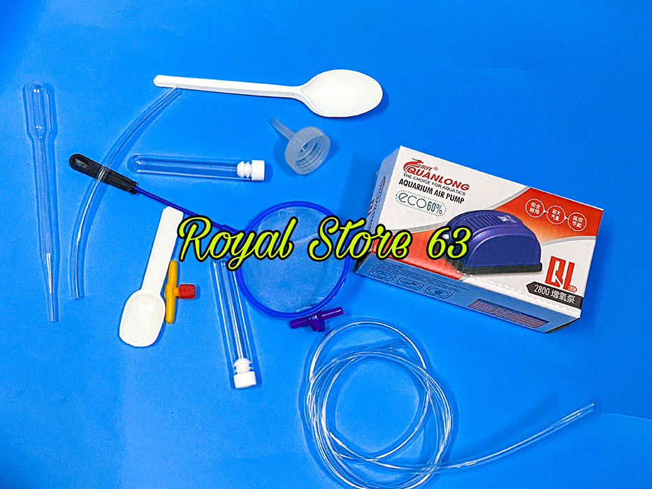 Combo bộ ấp Artermia và máy tạo oxy 1 vòi (không bình) cho cá cảnh