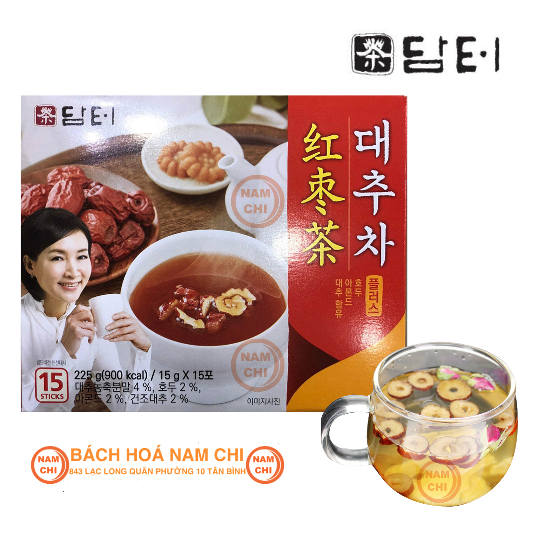 Trà táo đỏ damtuh hàn quốc hộp 15 gói - hàn quốc