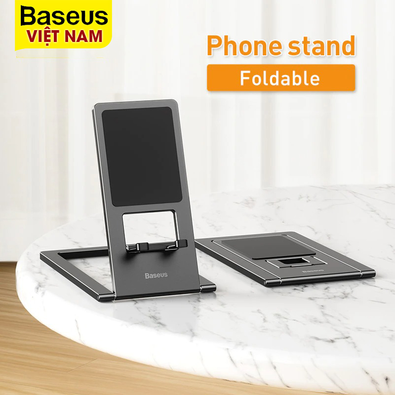 [BẢO HÀNH 12 THÁNG] Giá đỡ điện thoại di động Baseus để bàn thiết kế hợp kim nhôm cho Iphone,  samung, Xiaomi, iPad, máy tính bảng...