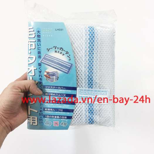 Túi lưới giặt chăn màn Aisen Nhật Bản LH031 50x115cm hàng nhập khẩu