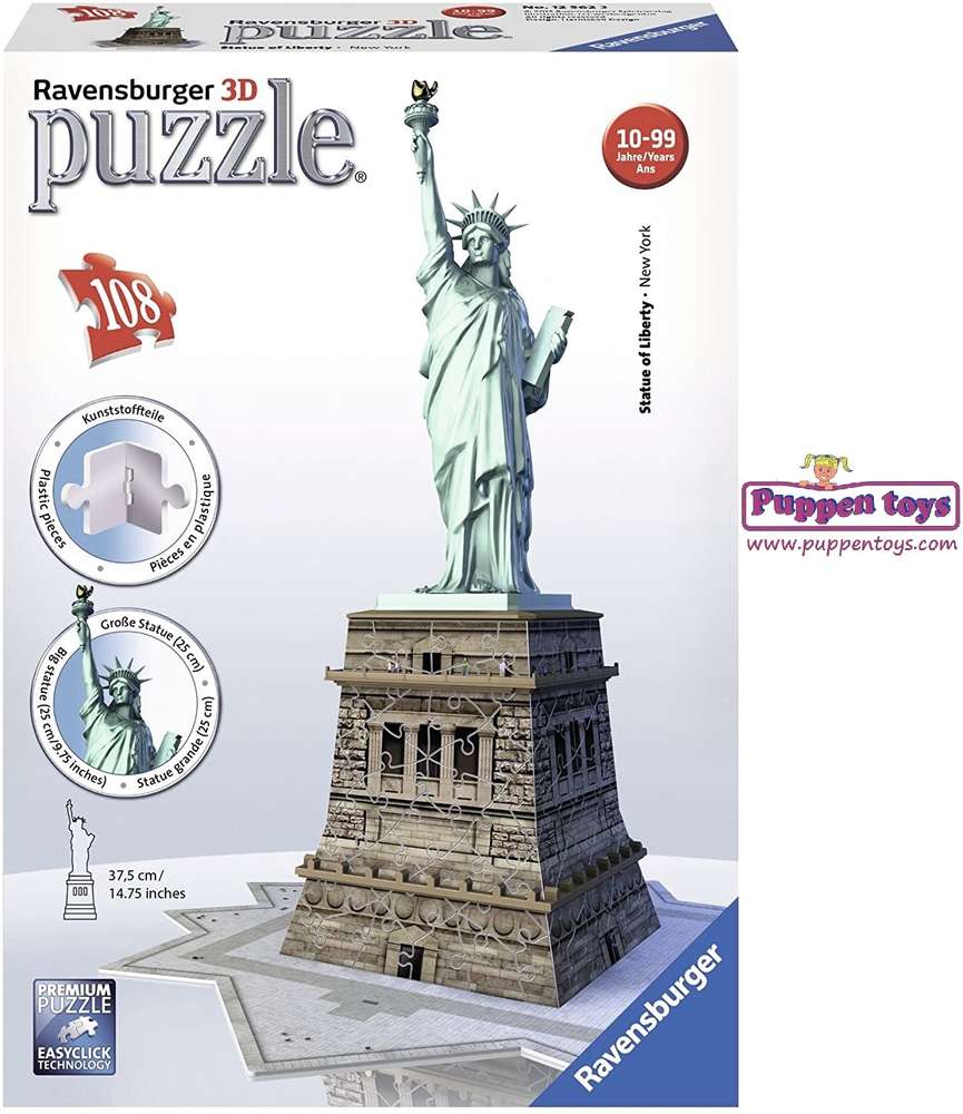 Xếp hình Puzzle 3D Tuong Nu Than tu do 108pcs