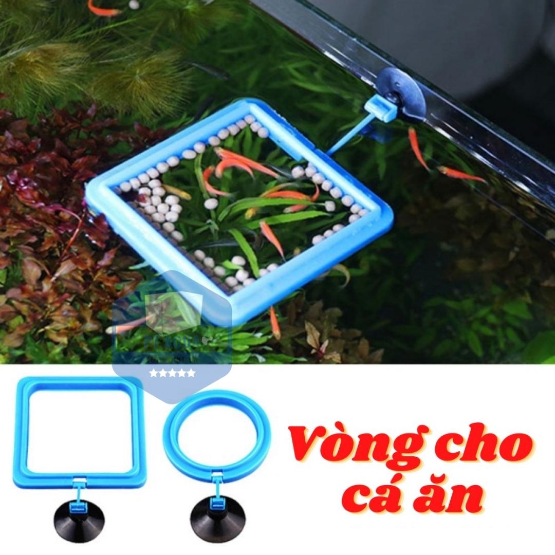 Vòng cho cá ăn hình tròn, hình vuông