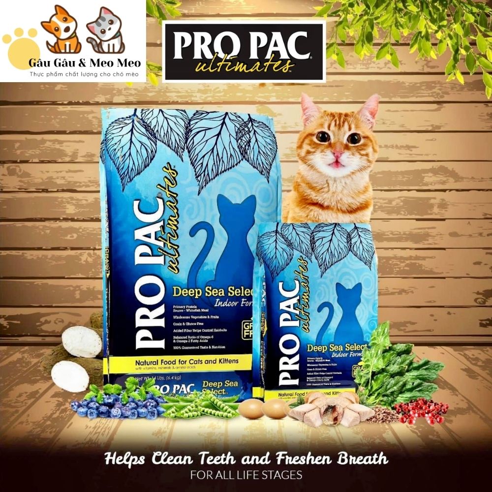 Propac ultimates deep sea - vị cá biển cho mèo bao 6kg