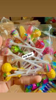 25Que kẹo mút nhí mix nhiều vị