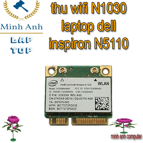 wifi laptop dell inspiron 5110 - card mạng n5110