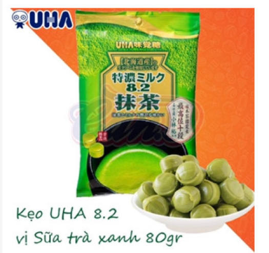 KẸO TRÀ XANH MATCHA UHA NHẬT BẢN GÓI 75G