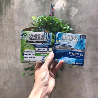 Vỉ 8 lưỡi dao cạo râu Schick Hydro 5