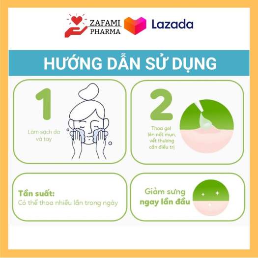 Chấm mụn Fixderma Salyzap kem chấm mụn, tẩy tế bào chết, đánh bay mụn ẩn, mụn đầu đen, giảm thâm da mụn, có thể thay thế chấm mụn neogen, differin, miếng dán mụn (20ml) - Zafami Pharma