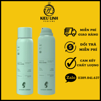 Dầu gội khô dạng xịt nội địa Trung 150ml, Xịt gội đầu khô phồng tóc siêu tốc, Xịt gội khô tóc