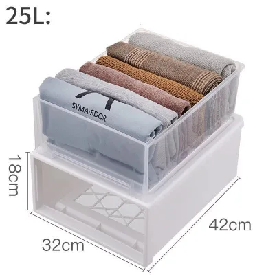(LULUHOME.SG) Storage Box/Storage Drawer/Stackable/Container Plastic/Home Organization Organise (2)