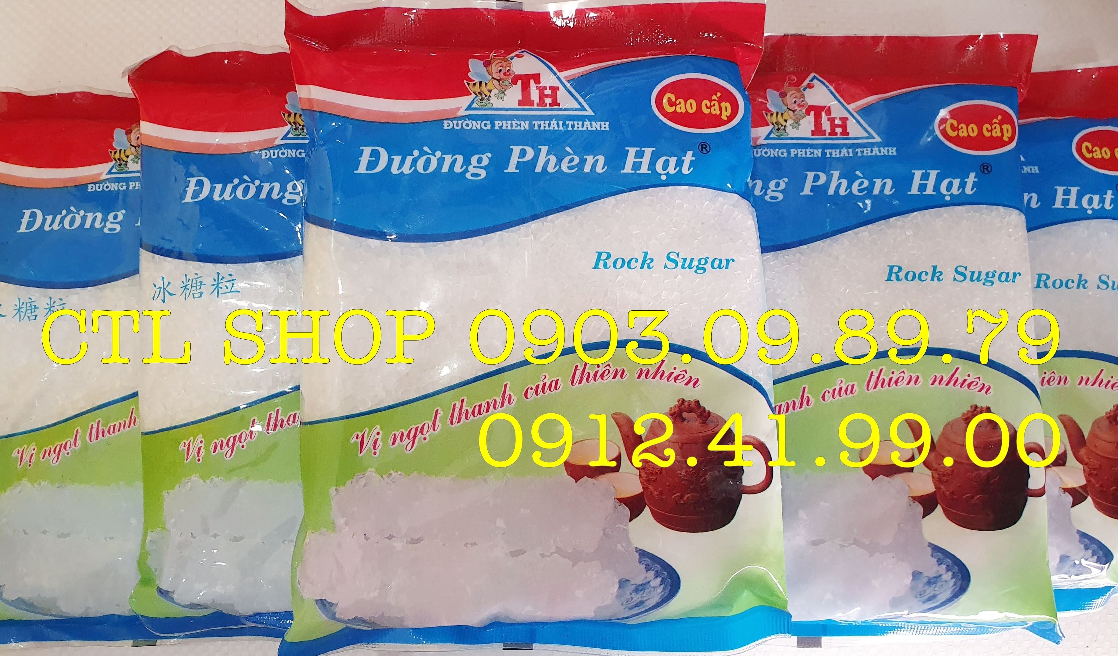 Đường phèn hạt th cao cấp gói 500gr