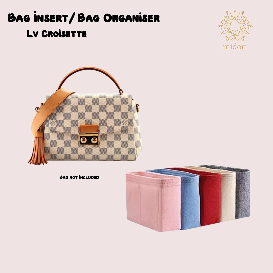 Croisette Shoulder Bag Organizer / Croisette Insert / 