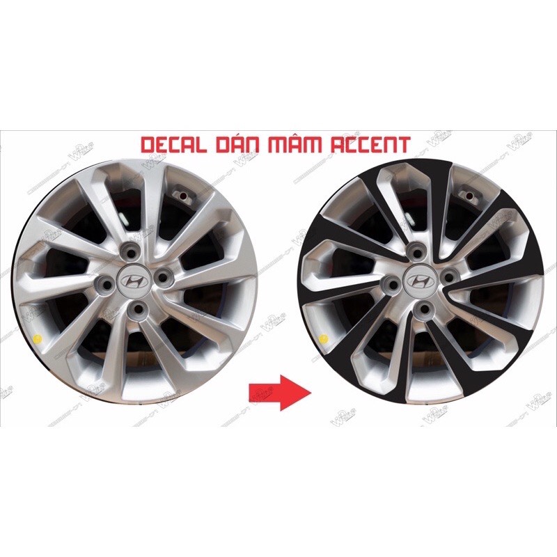 Decal dán mâm Accent