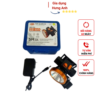 Đèn pin đội đầu siêu sáng chiếu xa A4-G8 Kèm Sạc Và Dây Đeo (BH 6 THÁNG)