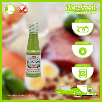Muối Ớt Xanh Dasavi Chấm Hải Sản Chai 260Gr