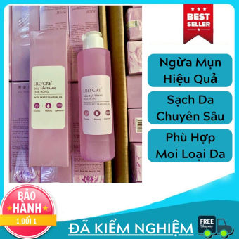 Nước tẩy trang hoa hồng LRO'CRE sạch da ngừa mụn 140ml