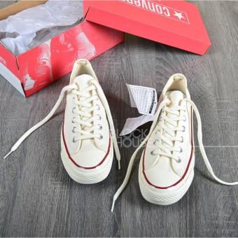 Giày sneaker Converse 1970s Nam Nữ cổ thấp màu trắng kem (full box + tặng tất + túi converse)