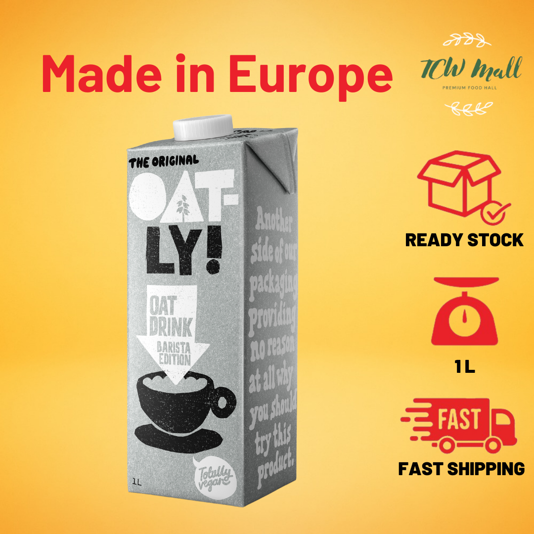 Oatly Oat Milk Drink Barista Edition 1L (Import dari Sweden)
