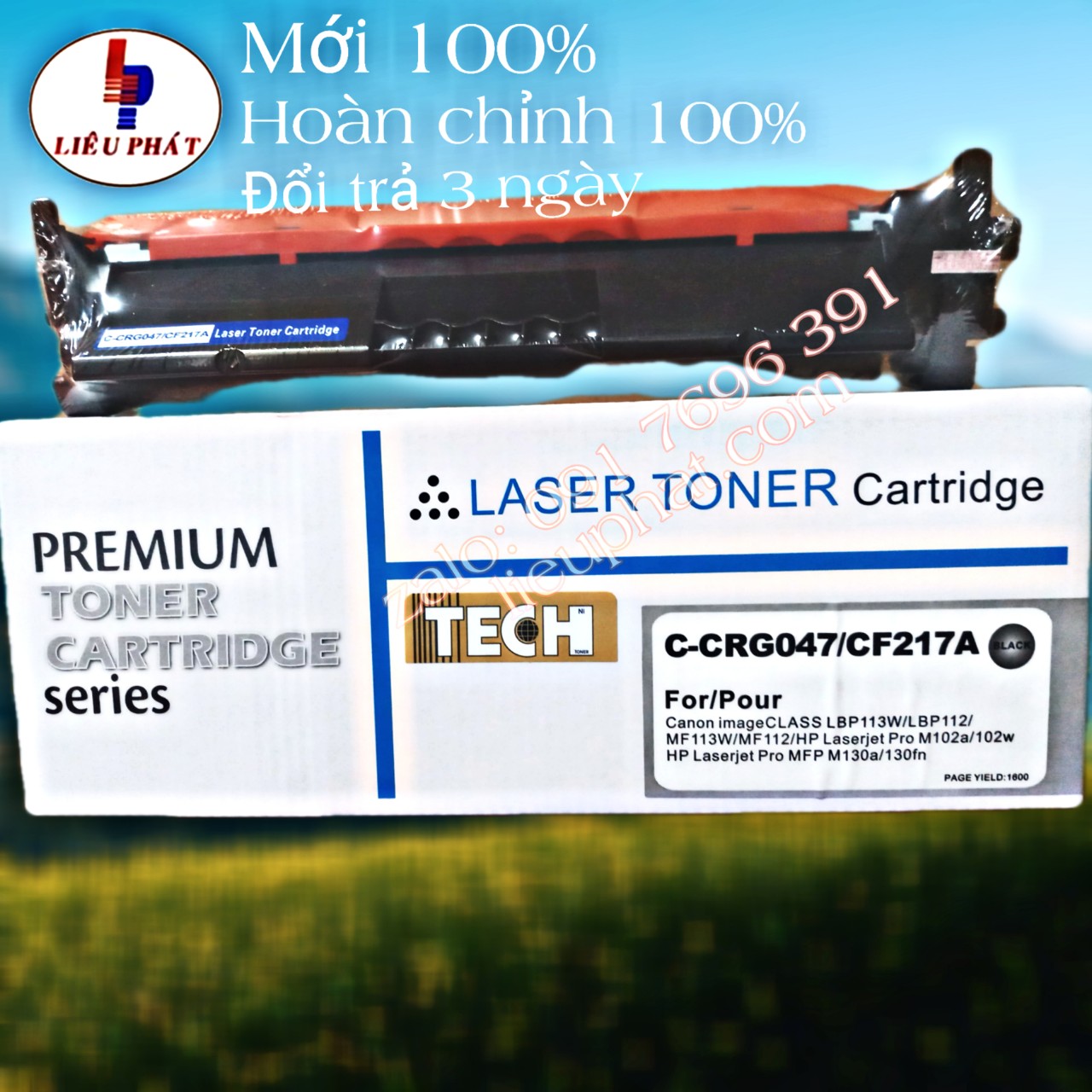 [HCM]Mực in 17A - CRG 047 (HP CF217A - Canon 047) tương thích Canon LBP 112 lbp 113w HP Pro M102a Pro M102W Pro MFP M130a MFP M130w MFP M129 MFP M132 M104