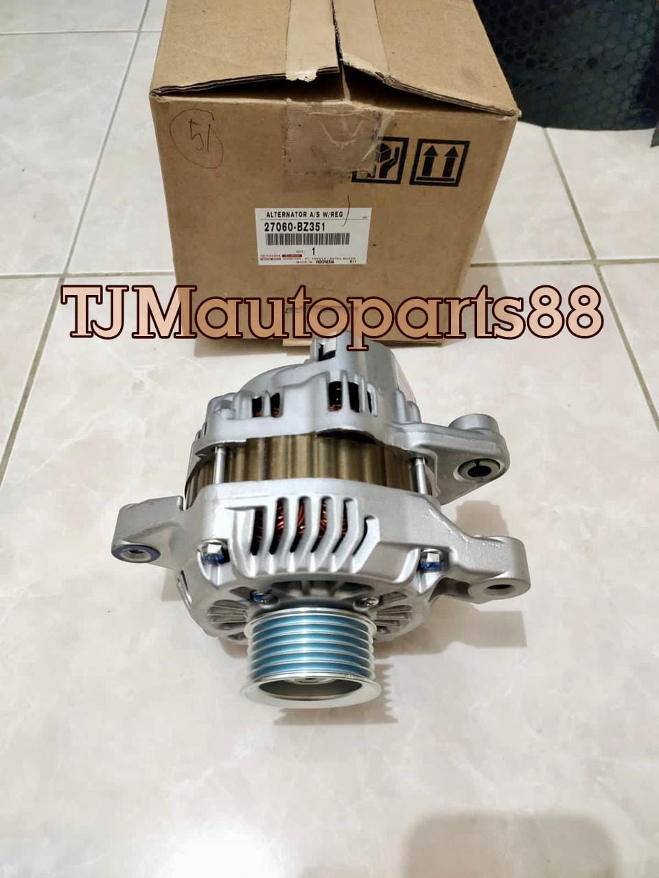 Alternator Dinamo Ampere Toyota Calya Sigra 1.2cc Original 27060-BZ351 Giá 1,800,000 Đồng*Miễn phí vận chuyển