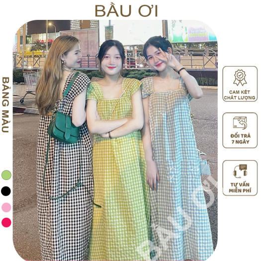 Váy Bầu Mùa Hè Kẻ Caro giá rẻ Tháng 82023BigGo Việt Nam