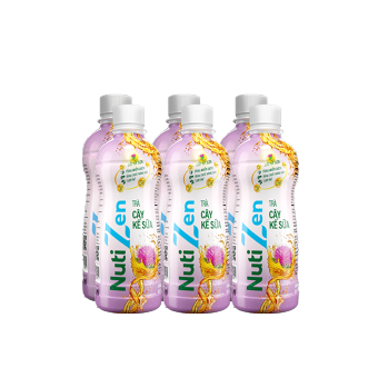 Combo 6 Chai Trà Thảo Mộc Cây Kế Sữa Nutizen Chai pet 290ml - Thương Hiệu NUTIFOOD - CIRINO