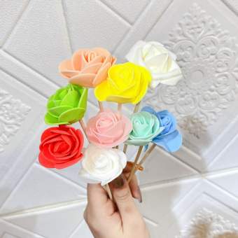 Que Khuếch Tán Tinh Dầu Mocotics Hình Bông Hoa Hồng Nhiều Dài 22CM Dùng Để Trang Trí Lọ Tinh Dầu Khuếch Tán Mùi Thơm