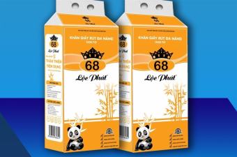 GIẤY RÚT TREO TƯỜNG LỘC PHÁT GÓI 1500 TỜ TẶNG KÈM MÓC DÁN TƯỜNG