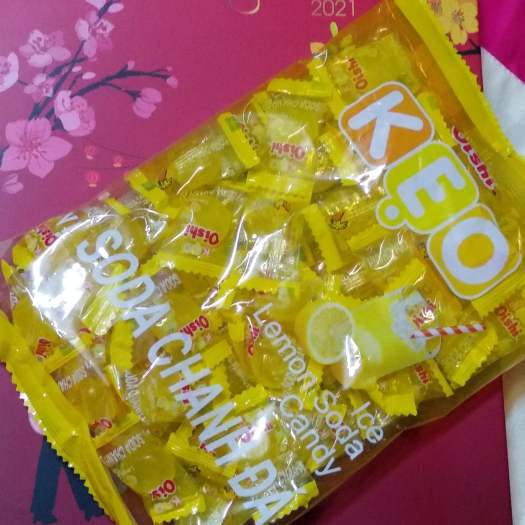 Kẹo Oishi Soda Chanh Đá (160g)