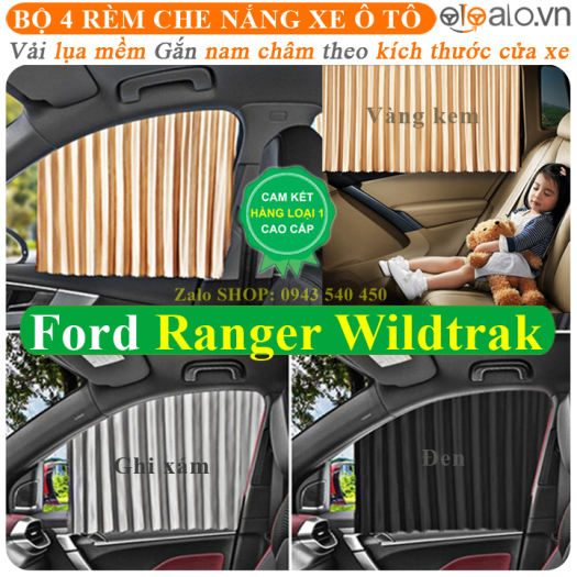 Rèm che nắng cửa kính xe ô tô Ford Ranger Wildtrak Cách Nhiệt Cao Cấp ...