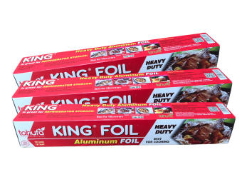 Bộ 3 cuộn giấy bạc nướng King Foil KF30 30cm x 10 ft giấy bạc đựng thực phẩm, bảo quản thực phẩm