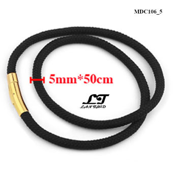 DÂY CHUYỀN SỢI DÙ THÁI BỌC INOX MẠ VÀNG 5li MDC106-5