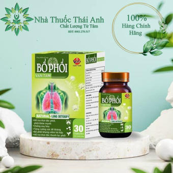 Viên Uống Bổ Phổi Vạn Tam Giúp Nhuận Phế Bổ Phổi