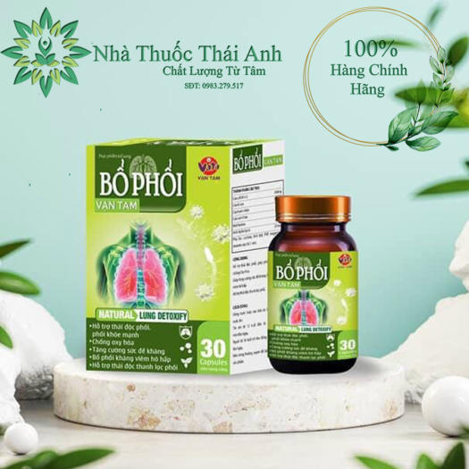 Viên Uống Bổ Phổi Vạn Tam Giúp Nhuận Phế Bổ Phổi