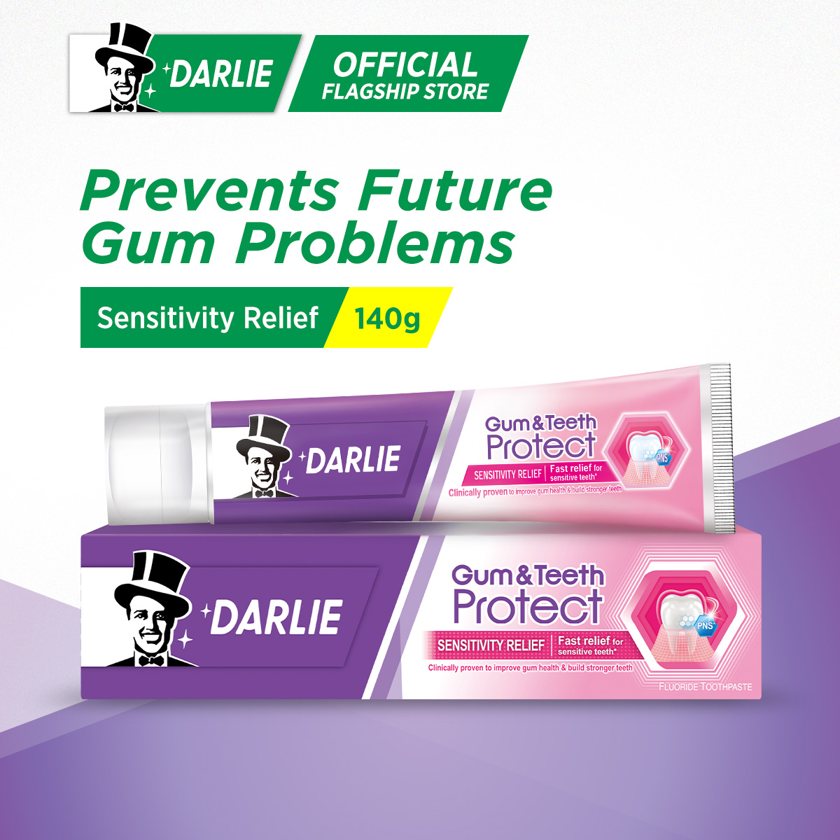 Gambar Darlie Gum   Teeth Protect Toothpaste Sensitivity Relief 140g