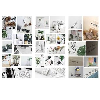 Bộ 3 tấm sticker nhãn dán lá cây