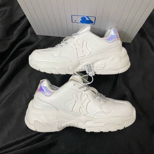 Giày thể thao hàn quốc nam nữ M.L.B full đen NY trắng