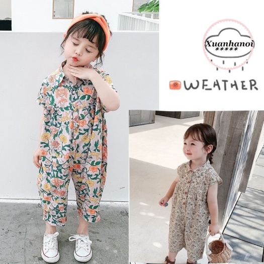 HANG Bộ Jum hoa(áo liền quần) cho bé gái XHN558