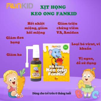 XỊT HỌNG KEO ONG 30ml
