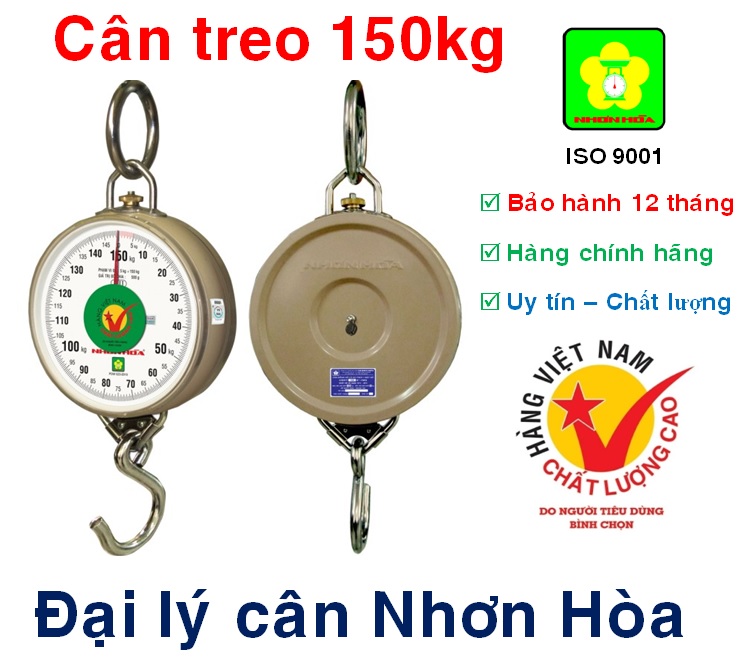 Cân treo nhơn hòa 150 kg