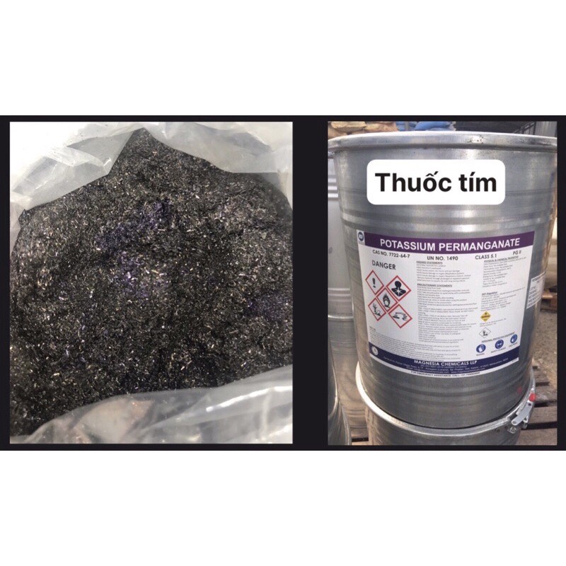 Thuốc tím KMnO4 dùng trong chăn nuôi thủy sản