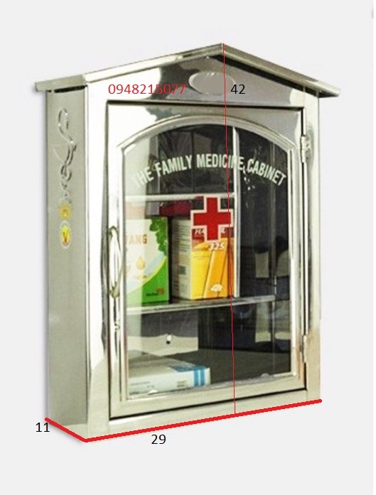 TỦ THUỐC Y TẾ GIA ĐÌNH INOX