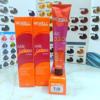 Thuốc Nhuộm Tóc Rewell (Cam) 100ml - Đủ Màu - KHÔNG Kèm Oxy Trợ Nhuộm