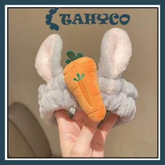 Băng đô nữ rửa mặt cute dễ thương Cà Rốt Hàn Quốc TAHYCO BĐ02