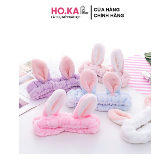 Băng Đô Rửa Mặt Skincare Băng Đô Tai Mèo Tuban Hàn Quốc Dễ Thương